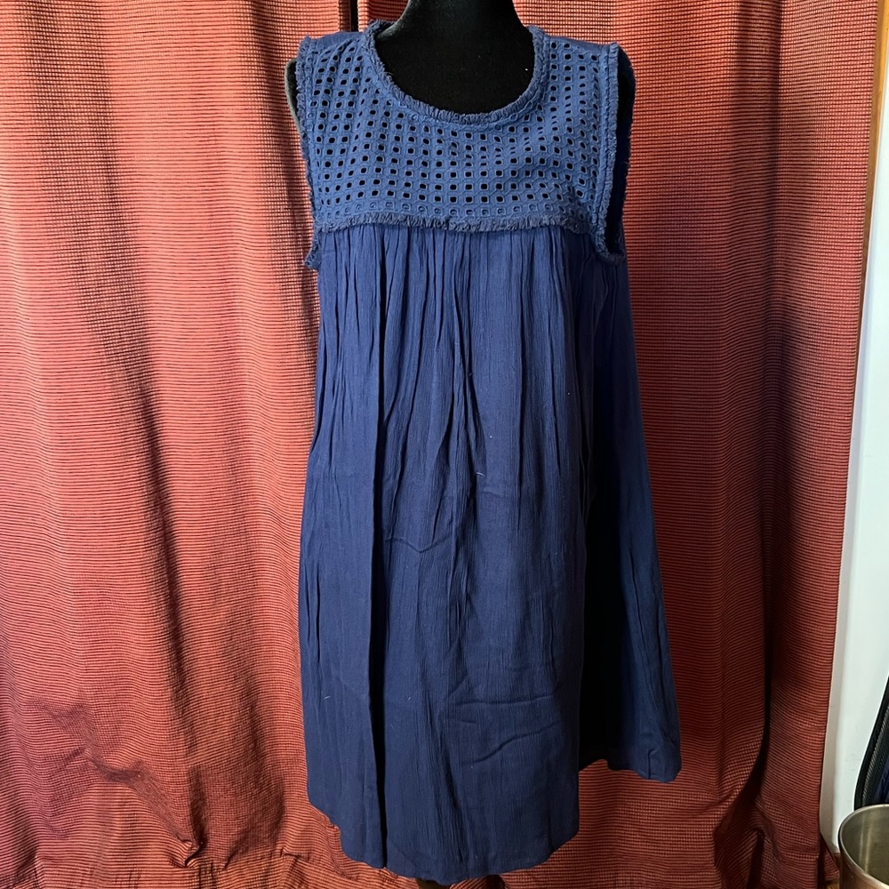 Tommy Bahama Crinkle Rayon Sleeveless Dress